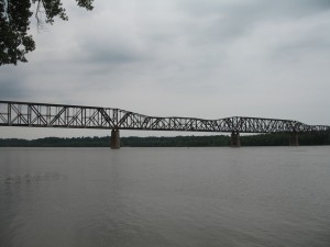Rail Bridge Over The Mississippi